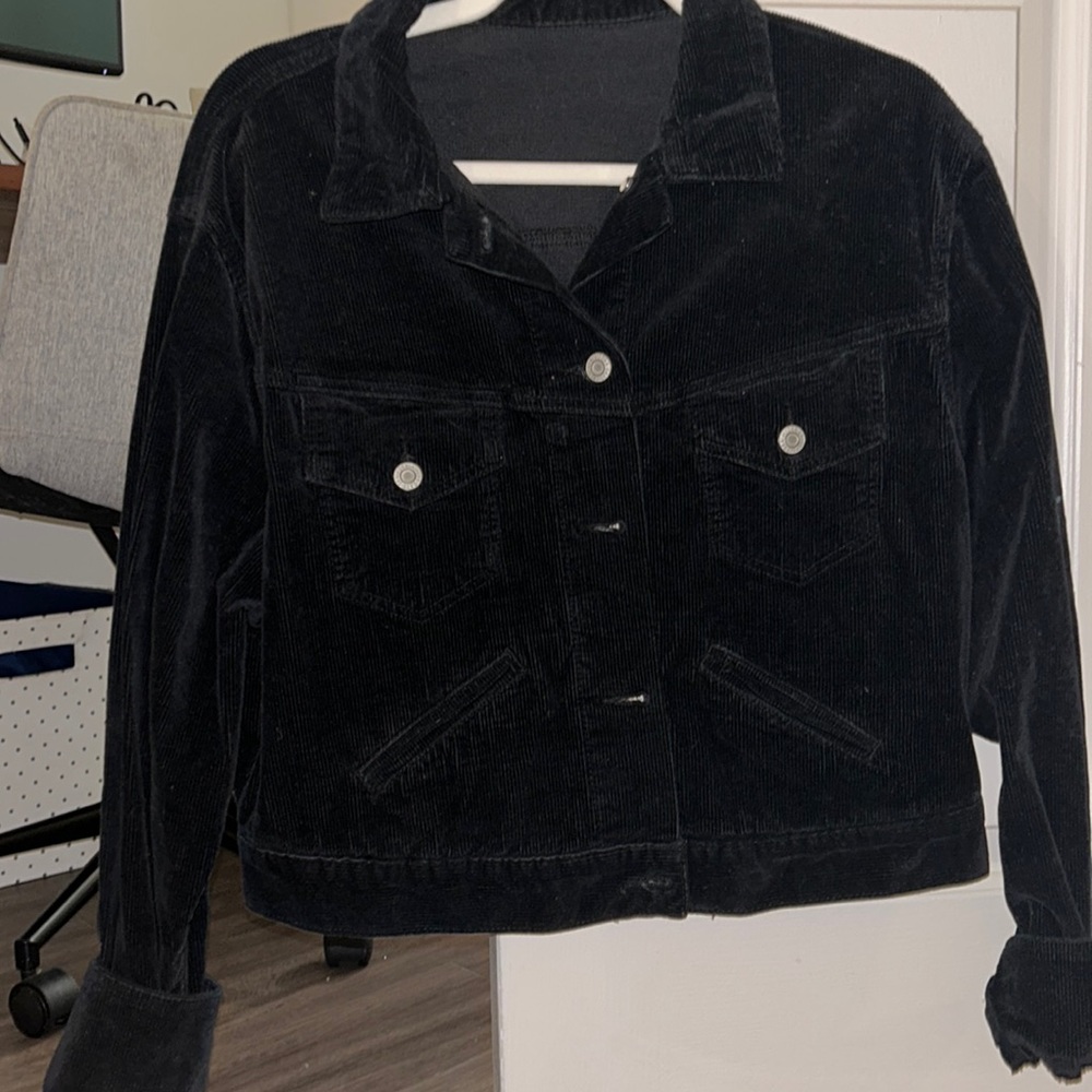 Brandy Melville black corduroy jacket